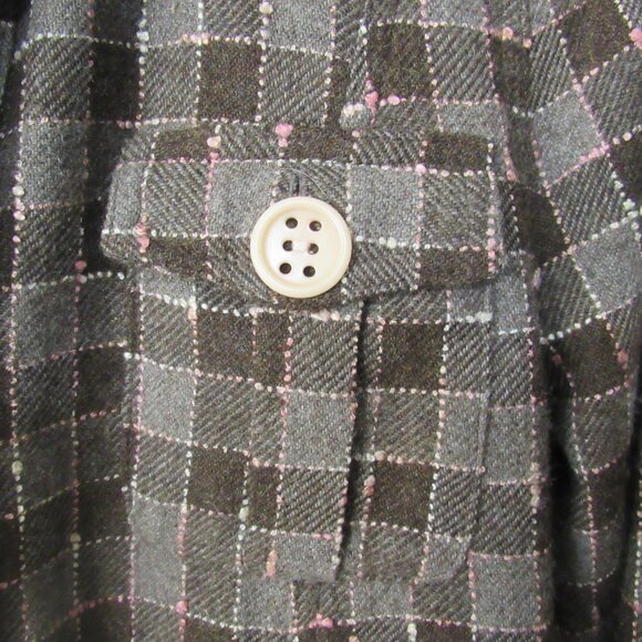 Vtg Baxis Sz M Blazer Brown - Picture 3 of 6